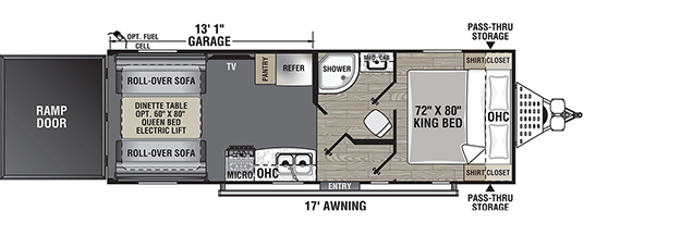 Coachmen RV Adrenaline 23LT Toy Hauler Trailers