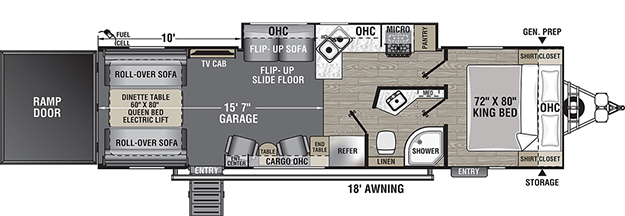 Coachmen RV Adrenaline 29SS Toy Hauler Trailers