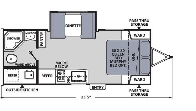 Coachmen RV Apex Nano 203RBK Trailers