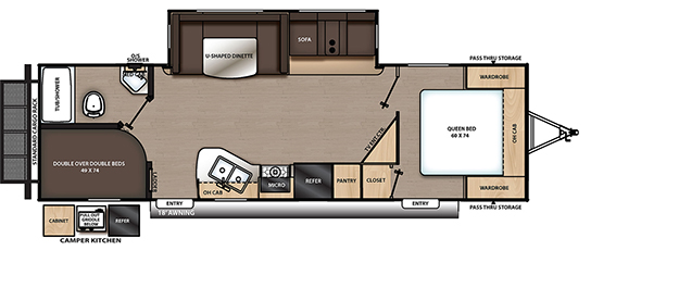 Coachmen RV Catalina Legacy Edition 263BHSCK Trailers