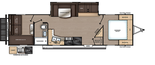 Coachmen RV Catalina Legacy Edition 303QBCK Trailers