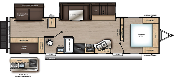 Coachmen RV Catalina Legacy Edition 323BHDSCK Trailers