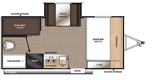 Coachmen RV Catalina Summit Series 7 174BHS Trailers