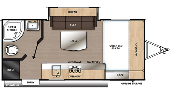 Coachmen RV Catalina Summit Series 7 174FQS Trailers