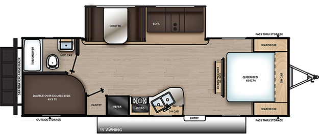 Coachmen RV Catalina Summit Series 8 261BHS Trailers