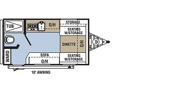 Coachmen RV Clipper Ultra Lite 14CR Trailers