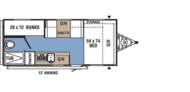 Coachmen RV Clipper Ultra Lite 17BH Trailers