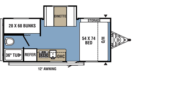 Coachmen RV Clipper Ultra Lite 17BHS Trailers