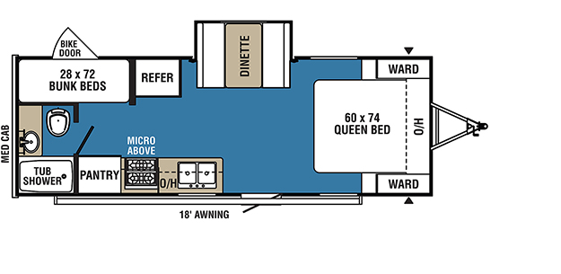 Coachmen RV Clipper Ultra Lite 21BHS Trailers