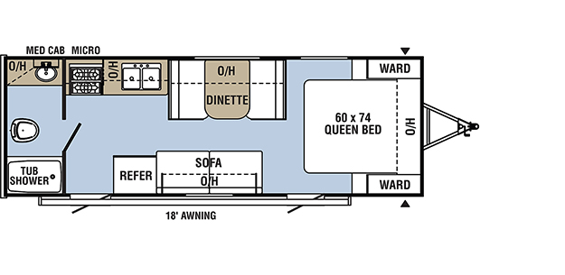 Coachmen RV Clipper Ultra Lite 21CFQ Trailers