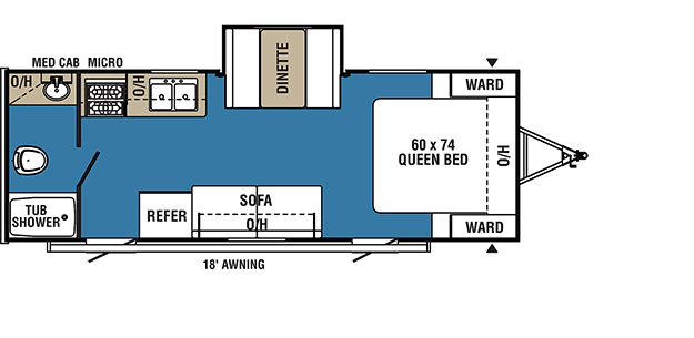 Coachmen RV Clipper Ultra Lite 21FQS Trailers