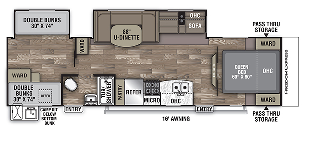 Coachmen RV Freedom Express Select 31SE Trailers