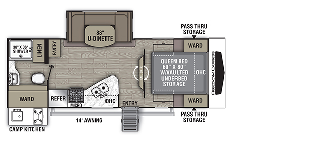 Coachmen RV Freedom Express Ultra Lite 231RBS Trailers