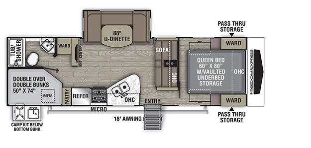 Coachmen RV Freedom Express Ultra Lite 275BHS Trailers