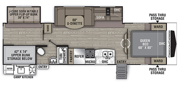 Coachmen RV Freedom Express Ultra Lite 310BHDS Trailers