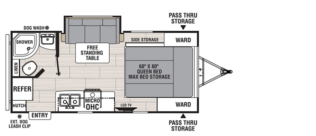 Coachmen RV Spirit / Northern Spirit XTR 1840RBX Trailers