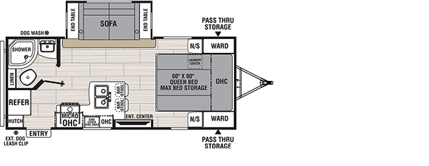 Coachmen RV Spirit / Northern Spirit 1943RB Trailers