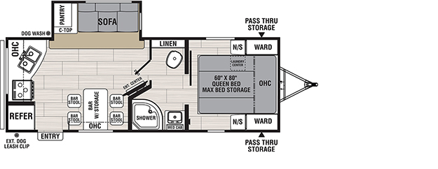 Coachmen RV Spirit / Northern Spirit 2255RK Trailers