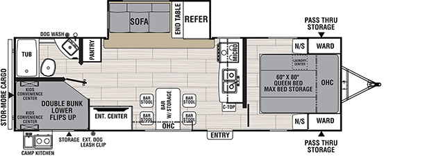 Coachmen RV Spirit / Northern Spirit 2659BH Trailers