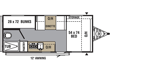 Coachmen RV Viking Ultra Lite 17BH Trailers