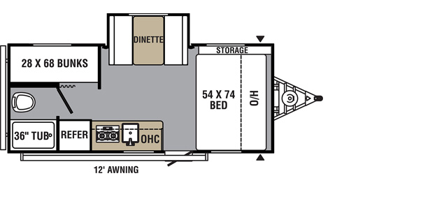 Coachmen RV Viking Ultra Lite 17BHS Trailers