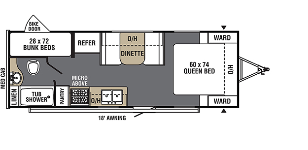 Coachmen RV Viking Ultra Lite 21BH Trailers