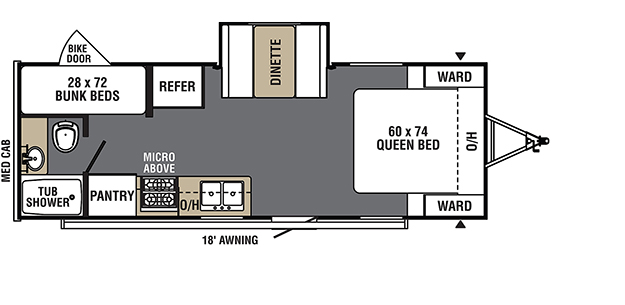 Coachmen RV Viking Ultra Lite 21BHS Trailers