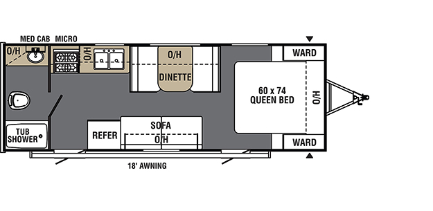 Coachmen RV Viking Ultra Lite 21FQ Trailers