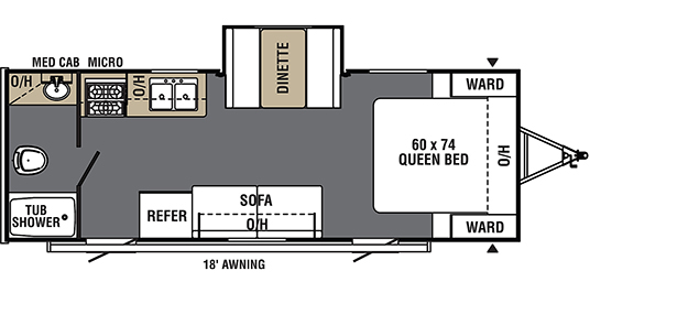 Coachmen RV Viking Ultra Lite 21FQS Trailers