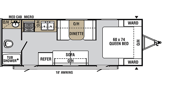 Coachmen RV Viking Ultra Lite 21SFQ Trailers