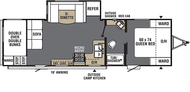 Coachmen RV Viking Ultra Lite 262BHS Trailers